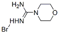MORPHOLINOFORMAMIDINE HYDROBROMIDE molecular structure