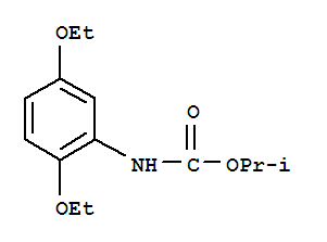 propan-2-yl (2,5-diethoxyphenyl)carbamate molecular structure