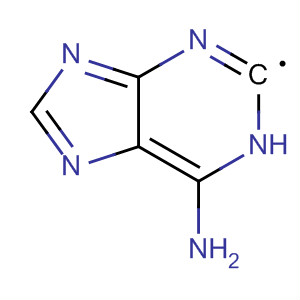 1H-Purin-2-yl, 6-amino- molecular structure