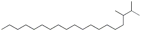 NONADECANE,2,3-DIMETHYL- molecular structure
