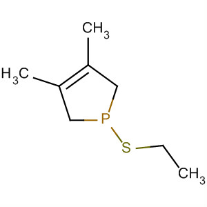 1H-Phosphole, 1-(ethylthio)-2,5-dihydro-3,4-dimethyl- molecular structure