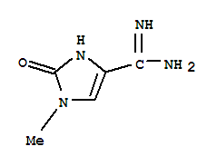1H-Imidazole-4-carboximidamide,2,3-dihydro-1-methyl-2-oxo- molecular structure