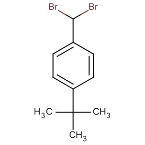 Benzene, 1-(dibromomethyl)-4-(1,1-dimethylethyl)- molecular structure