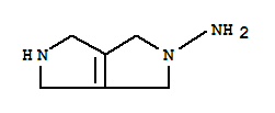Pyrrolo[3,4-c]pyrrol-2(1H)-amine,3,4,5,6-tetrahydro- molecular structure
