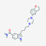 3-[4-[4-(2,3-dihydro-5-benzofuranyl)-1-piperazinyl]butyl]-1H-Indole-5-carboxamide