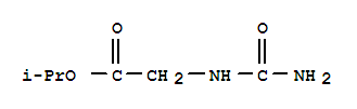 Glycine,N-(aminocarbonyl)-, 1-methylethyl ester molecular structure