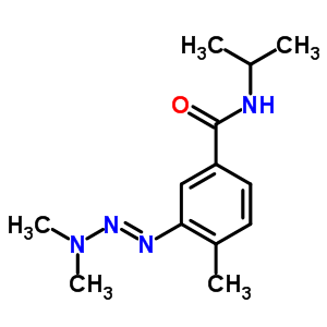 3-[(1E)-3,3-dimethyltriaz-1-en-1-yl]-4-methyl-N-(propan-2-yl)benzamide