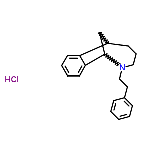2-(2-phenylethyl)-1,2,3,4,5,6-hexahydro-1,6-methano-2-benzazocine hydrochloride