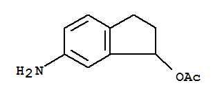 1H-Inden-1-ol,6-amino-2,3-dihydro-, 1-acetate