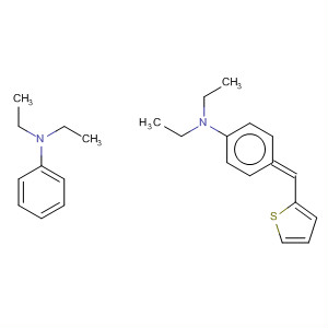 Benzenamine, 4,4'-(2-thienylmethylene)bis[N,N-diethyl- molecular structure