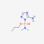 2-[dimethylamino(propoxy)phosphoryl]-1,2,4-triazol-3-amine molecular structure