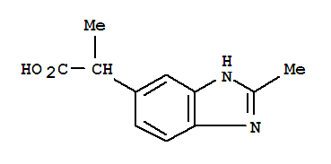 1H-Benzimidazole-6-aceticacid, a,2-dimethyl-