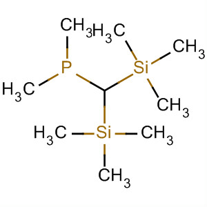 Phosphine, [bis(trimethylsilyl)methyl]dimethyl- molecular structure