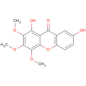 9H-Xanthen-9-one, 1,7-dihydroxy-2,3,4-trimethoxy- molecular structure