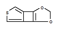 THIENO[3,4:3,4]CYCLOBUTA[1,2-D]-1,3-DIOXOLE molecular structure