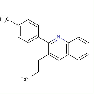 Quinoline, 2-(4-methylphenyl)-3-propyl- molecular structure