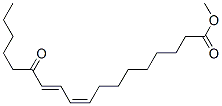 methyl (9Z,11E)-13-oxooctadeca-9,11-dienoate molecular structure