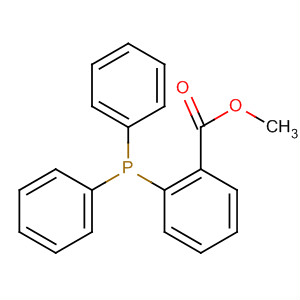 Benzoic acid, 2-(diphenylphosphino)-, methyl ester molecular structure