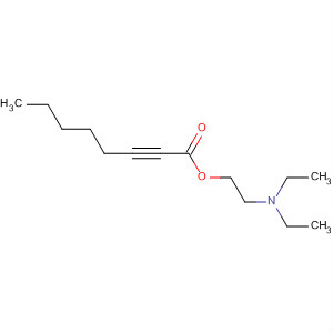 2-Octynoic acid, 2-(diethylamino)ethyl ester molecular structure