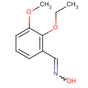 Benzaldehyde, 2-ethoxy-3-methoxy-, oxime molecular structure