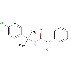 Benzeneacetamide, 2-chloro-N-[1-(4-chlorophenyl)-1-methylethyl]- molecular structure