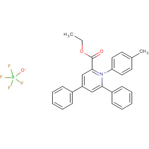 Pyridinium, 2-(ethoxycarbonyl)-1-(4-methylphenyl)-4,6-diphenyl-,tetrafluoroborate(1-) molecular structure