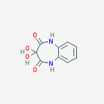 3,3-dihydroxy-1,5-dihydro-1,5-benzodiazepine-2,4-dione molecular structure
