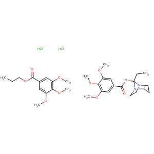 Benzoic acid, 3,4,5-trimethoxy-,(tetrahydro-1H-1,4-diazepine-1,4(5H)-diyl)di-3,1-propanediyl ester,hydrochloride