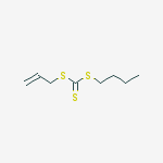 allyl butyl trithiocarbonate molecular structure