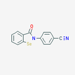 4-(3-oxo-1,2-benzoselenazol-2-yl)benzonitrile