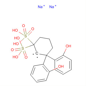 Phenol, 4,4'-cyclohexylidenebis-, bis(hydrogen sulfate), disodium salt molecular structure