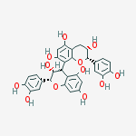 (2R,2'S,3R,3'S,4R)-2,2'-bis(3,4-dihydroxyphenyl)-3,3',4,4'-tetrahydro-2H,2'H-4,8'-bichromene-3,3',5,5',7,7'-hexol