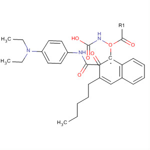 Carbamic acid,[2-[[[4-(diethylamino)phenyl]amino]carbonyl]-1,2,3,4-tetrahydro-2-naphthalenyl]-, pentyl ester