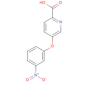 2-Pyridinecarboxylic acid, 5-(3-nitrophenoxy)- molecular structure
