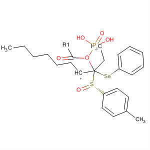 Phosphonic acid,[1-[(S)-(4-methylphenyl)sulfinyl]-1-(phenylseleno)hexyl]-, diethyl ester