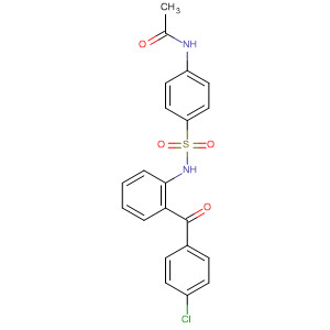 Acetamide, N-[4-[[[2-(4-chlorobenzoyl)phenyl]amino]sulfonyl]phenyl]-