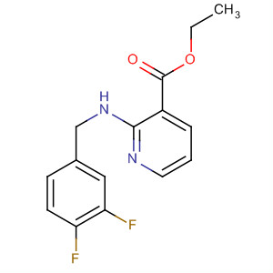 3-Pyridinecarboxylic acid, 2-[[(3,4-difluorophenyl)methyl]amino]-, ethylester