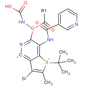Carbamic acid,[3-bromo-2-methyl-7-[(3-pyridinylcarbonyl)amino]thieno[3,2-c]pyridin-4-yl]-, 1,1-dimethylethyl ester molecular structure