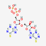 P(1),P(2)-bis(6-mercaptopurine-9 beta-ribofuranoside)-5-pyrophosphate