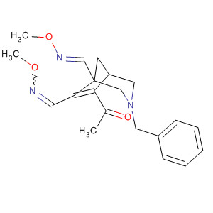 3-Azabicyclo[3.2.1]oct-6-ene-6-acetaldehyde,7-[(methoxyimino)methyl]-3-(phenylmethyl)-, O-methyloxime