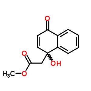 methyl (1-hydroxy-4-oxo-1,4-dihydronaphthalen-1-yl)acetate