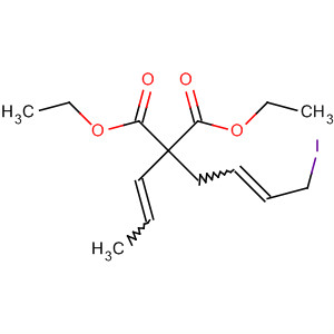 Propanedioic acid, (4-iodo-2-butenyl)-2-propenyl-, diethyl ester molecular structure