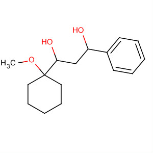 1,3-Propanediol, 1-(1-methoxycyclohexyl)-3-phenyl- molecular structure