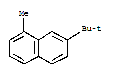 7-(tert-butyl)-1-methylnaphthalene molecular structure