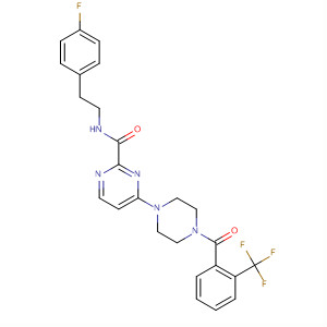 3-Pyridazinecarboxamide,N-[2-(4-fluorophenyl)ethyl]-6-[4-[2-(trifluoromethyl)benzoyl]-1-piperazinyl]-