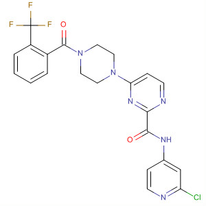 3-Pyridazinecarboxamide,N-(2-chloro-4-pyridinyl)-6-[4-[2-(trifluoromethyl)benzoyl]-1-piperazinyl]-