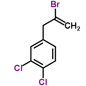 2-BROMO-3-(3,4-DICHLOROPHENYL)-1-PROPENE molecular structure