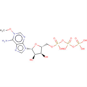 Adenosine 5'-(tetrahydrogen triphosphate), 1-methoxy- molecular structure