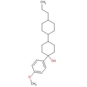 [1,1'-Bicyclohexyl]-4-ol, 4-(4-methoxyphenyl)-4'-propyl- molecular structure