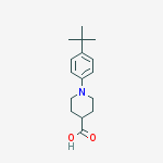 4-Piperidinecarboxylic acid, 1-[4-(1,1-dimethylethyl)phenyl]-